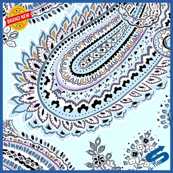 Large Cotton Cosmetic Bag Organizer Travel Must Have Chic Spacious - Picture 3 of 4